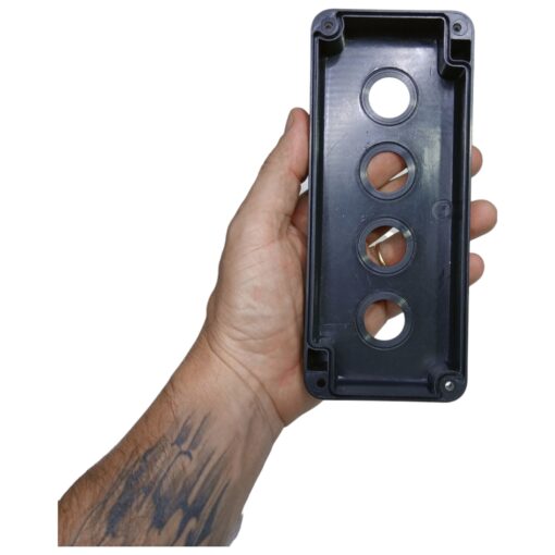 Caixa para Botoeira Interruptor Botão Led Vazia com 4 Furos 22mm de Sobrepor - Image 6